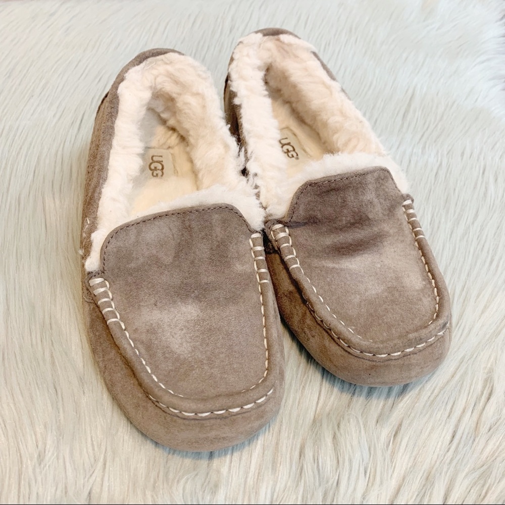 UGG Ansley Slate Slippers Size 8